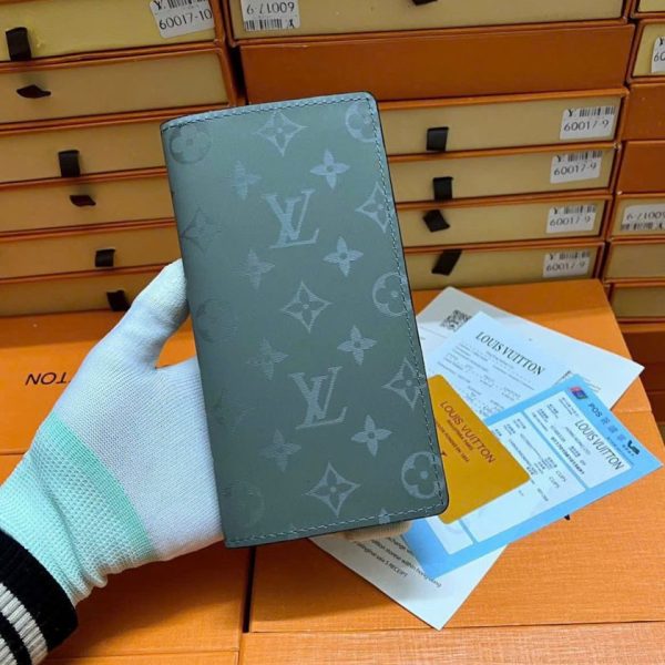 Ví Louis Vuitton Monogram Eclipse Xám Tro