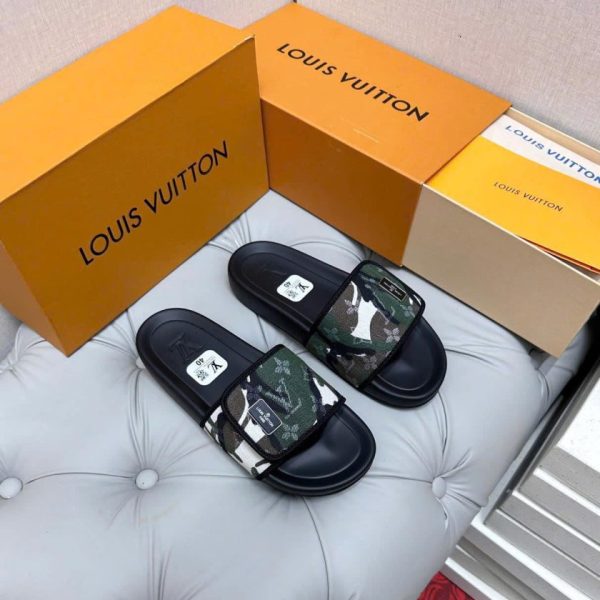 Dép Quai Ngang Hoạ Tiết Rằn Ri Thời Trang – Dép Unisex Đế Êm Chống Trượt